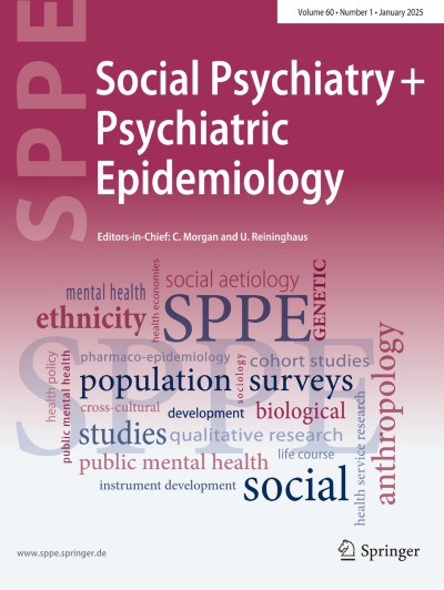 Social Psychiatry and Psychiatric Epidemiology 1/2025