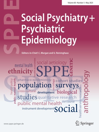 Social Psychiatry and Psychiatric Epidemiology 5/2025