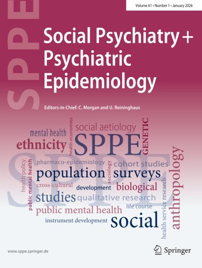 Social Psychiatry and Psychiatric Epidemiology 1/2026