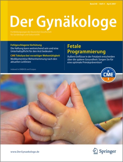 Der Gynäkologe 4/2007