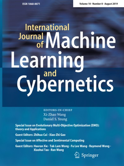 International Journal of Machine Learning and Cybernetics 8/2019