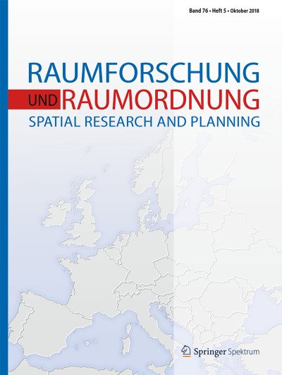 Raumforschung und Raumordnung | Spatial Research and Planning 5/2018