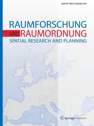 Raumforschung und Raumordnung | Spatial Research and Planning 6/2018