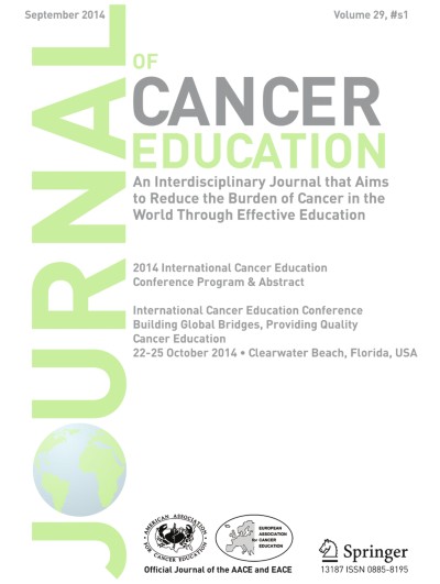 Journal of Cancer Education 1/2014