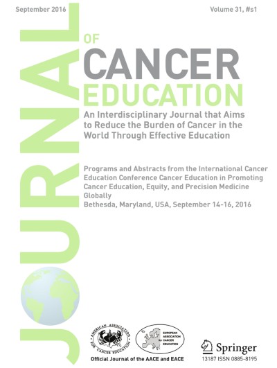 Journal of Cancer Education 1/2016