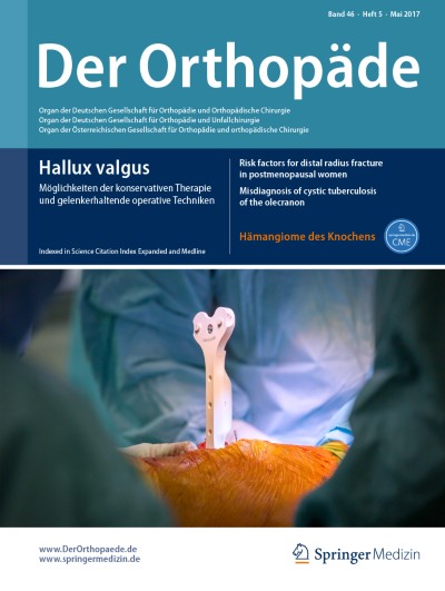 Der Orthopäde 5/2017