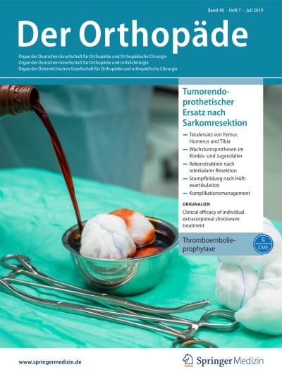 Link zu Zeitschrift Die Orthopädie