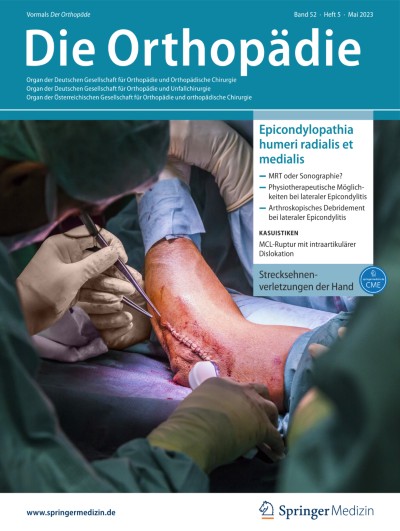 Link zu Zeitschrift Die Orthopädie