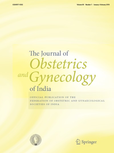 The Journal of Obstetrics and Gynecology of India 1/2010