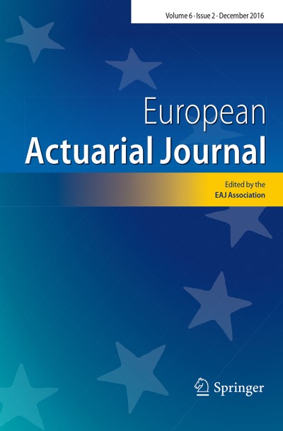 Link to Journal European Actuarial Journal