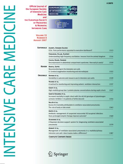 Intensive Care Medicine 8/2007