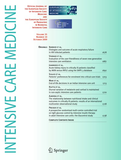 Intensive Care Medicine 10/2009