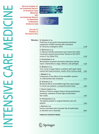 Intensive Care Medicine 11/2011