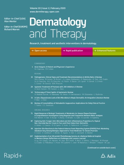 Dermatology and Therapy 1/2020