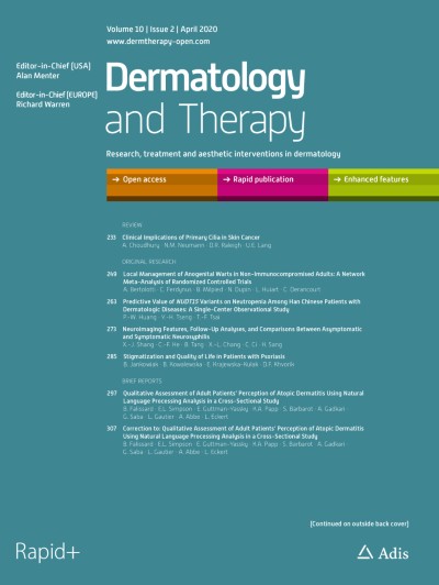 Dermatology and Therapy 2/2020