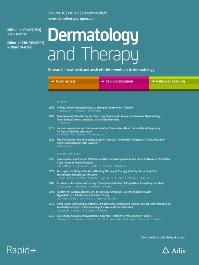 Dermatology and Therapy 6/2020