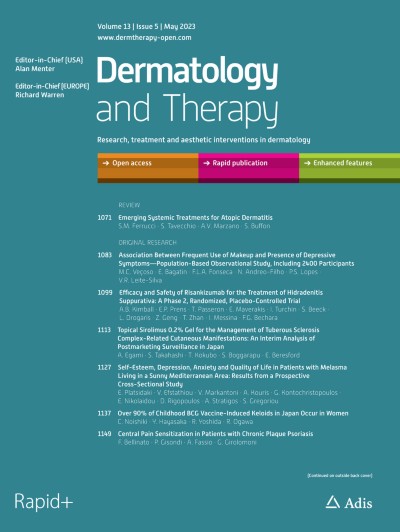 Dermatology and Therapy 5/2023