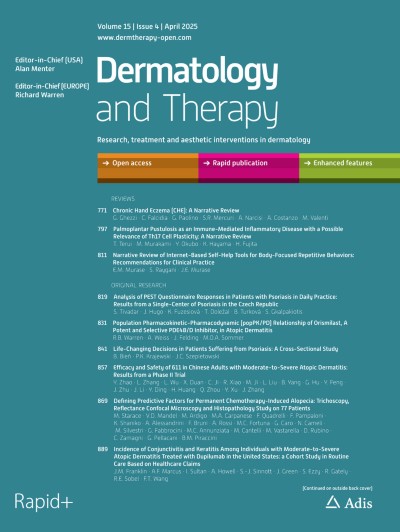 Dermatology and Therapy 4/2025
