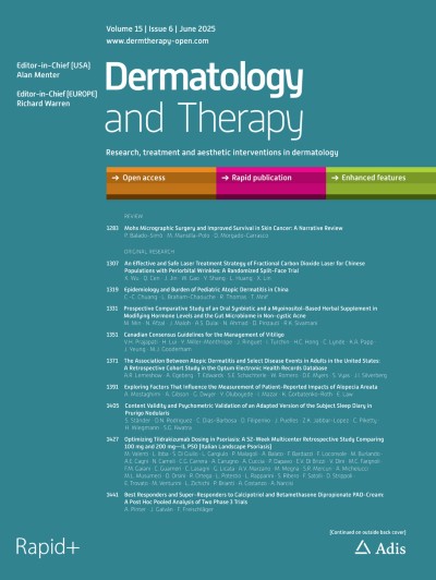 Dermatology and Therapy 6/2025