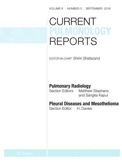 Current Pulmonology Reports 3/2019