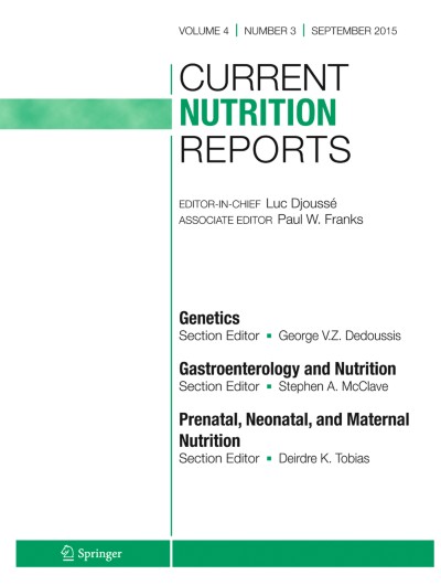 Current Nutrition Reports 3/2015