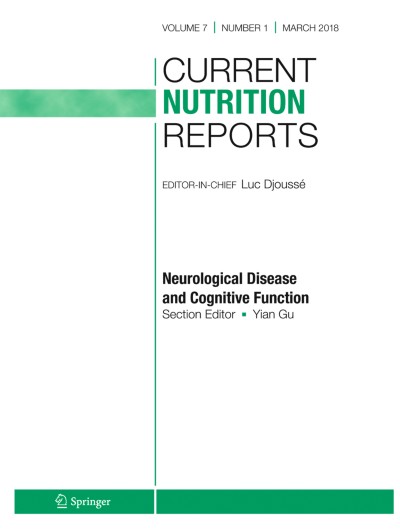 Current Nutrition Reports 1/2018