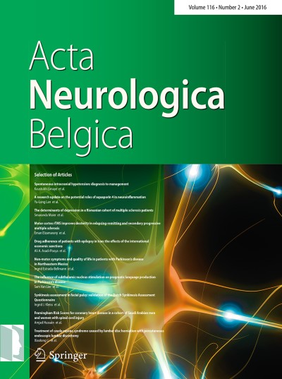 Acta Neurologica Belgica 2/2016