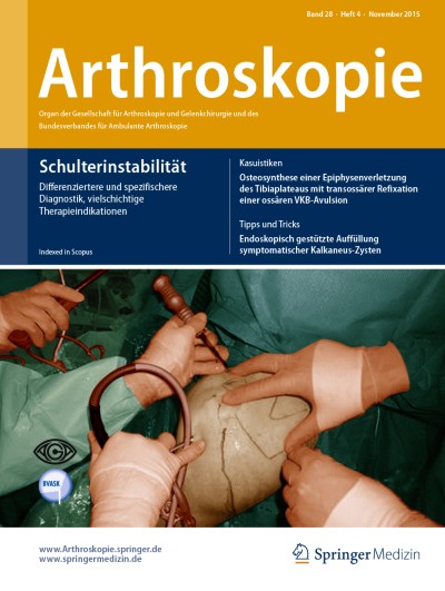 Arthroskopie 4/2015