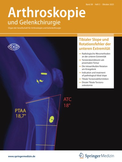 Link zu Zeitschrift Arthroskopie