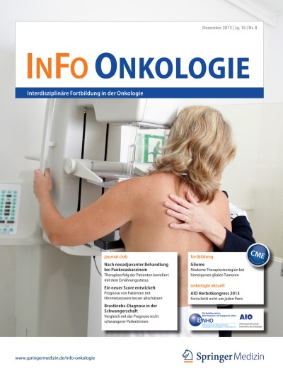 Info Onkologie 8/2013