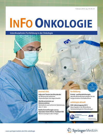 Info Onkologie 1/2016