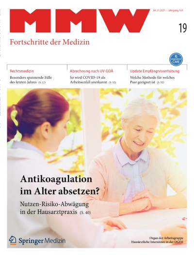 MMW - Fortschritte der Medizin 19/2021