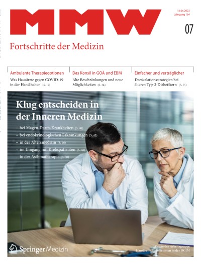 Link zu Zeitschrift MMW - Fortschritte der Medizin
