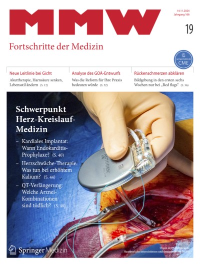 MMW - Fortschritte der Medizin 19/2024