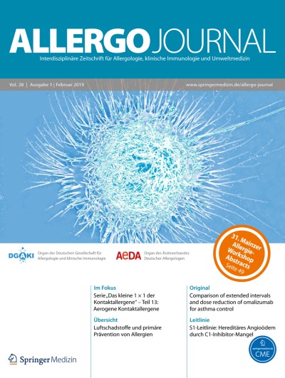 Allergo Journal 1/2019