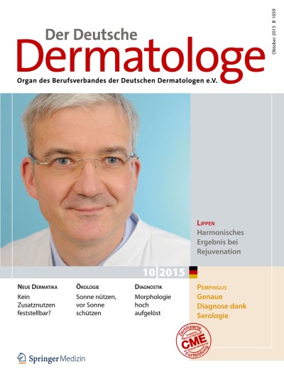 Der Deutsche Dermatologe 10/2015