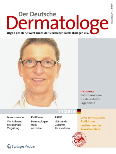 Der Deutsche Dermatologe 11/2016