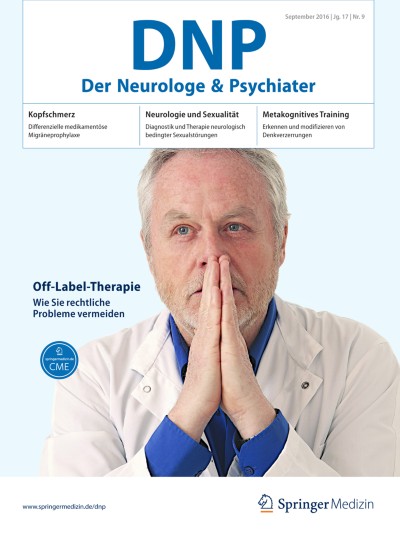 DNP - Der Neurologe und Psychiater 9/2016