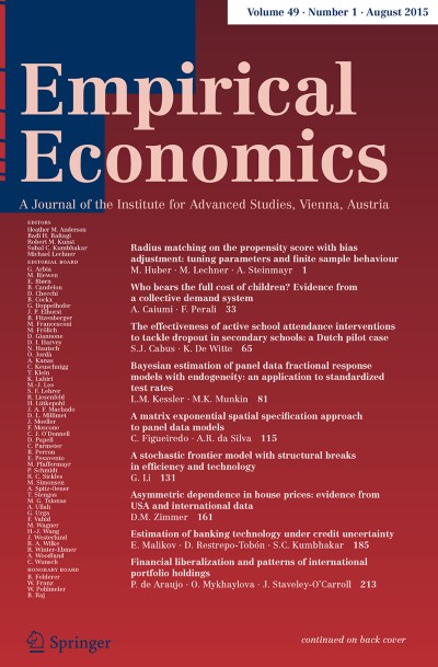 Empirical Economics 1/2015