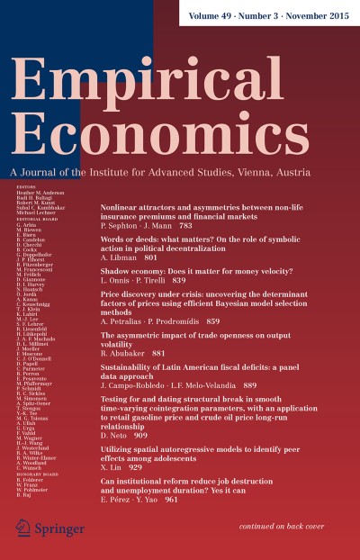 Empirical Economics 3/2015