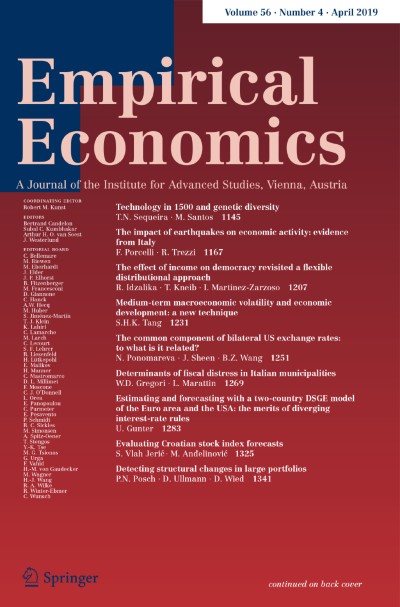 Empirical Economics 4/2019