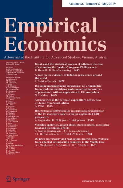 Empirical Economics 5/2019