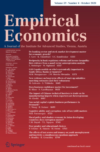 Empirical Economics 4/2020