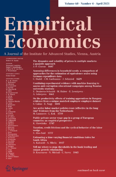 Empirical Economics 4/2021