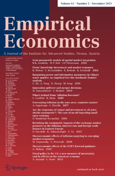 Empirical Economics 5/2021
