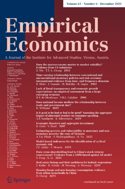 Empirical Economics 6/2021