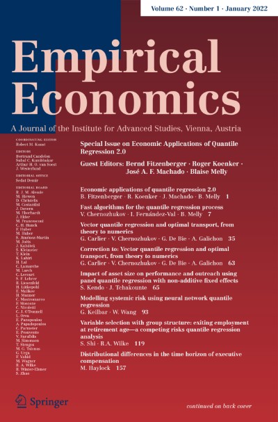 Empirical Economics 1/2022