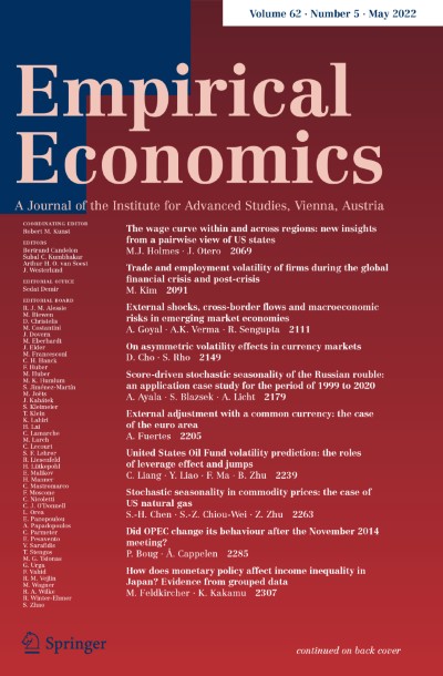 Empirical Economics 5/2022