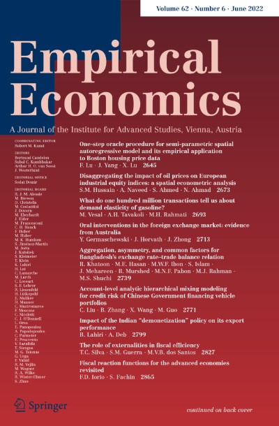 Empirical Economics 6/2022