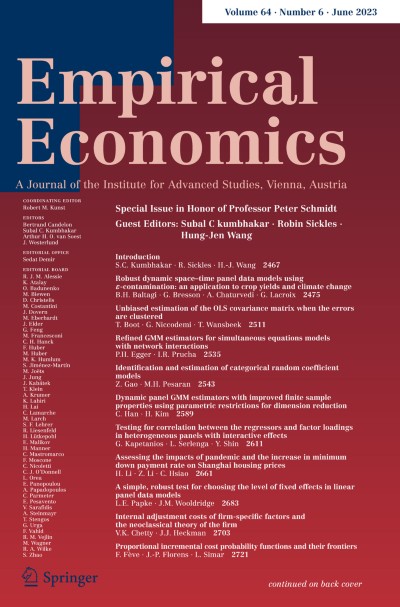 Empirical Economics 6/2023
